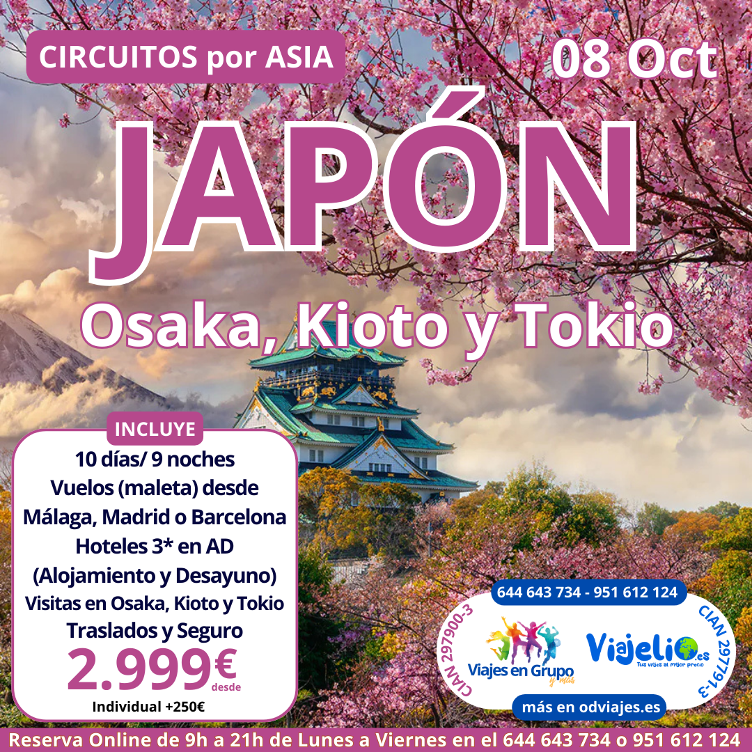 Japón (Osaka, Kioto y Tokio)