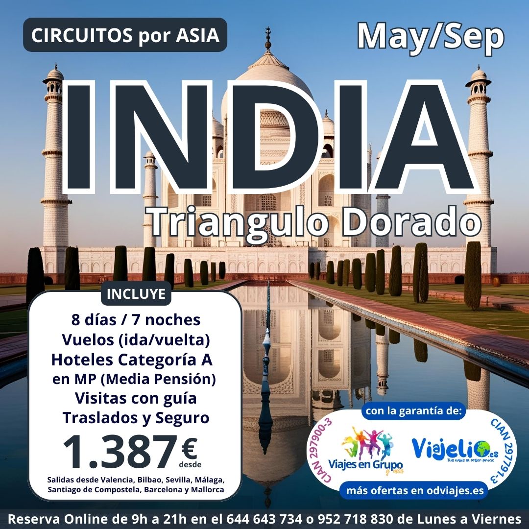 India Triangulo Dorado May/Sep (8D/7N)